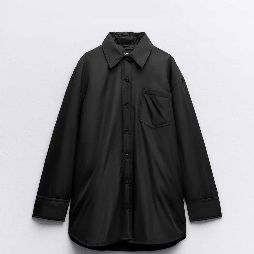 Zara Women's Black Puffer Jacket